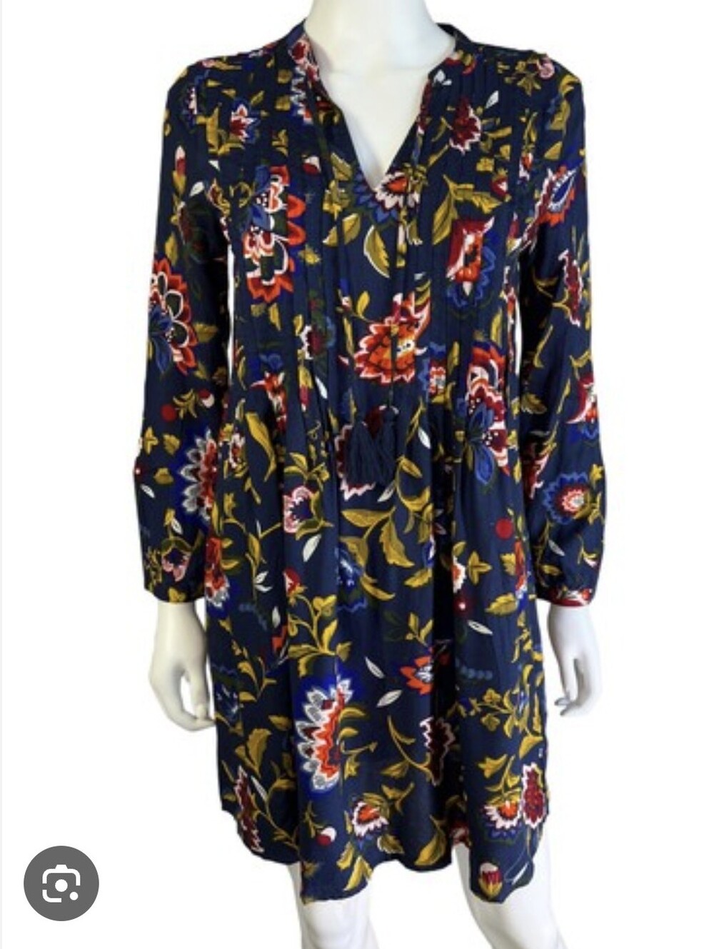 NWOT Old Navy Cotton Floral Paisley Tiered Tunic Dress Size XXL